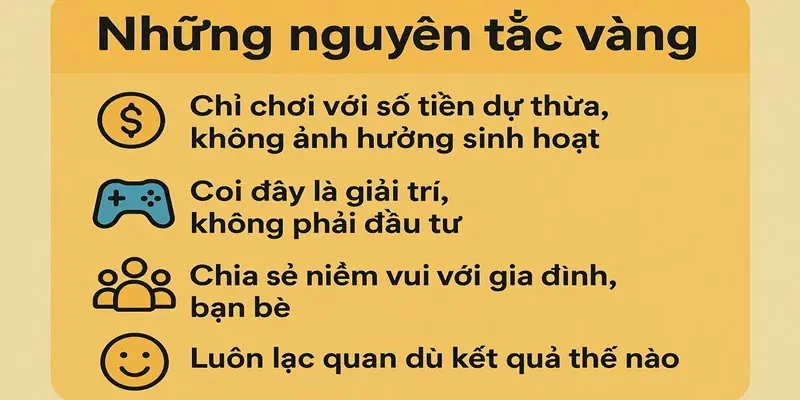 Nguyên tắc vàng khi chơi xổ số mega 6/45